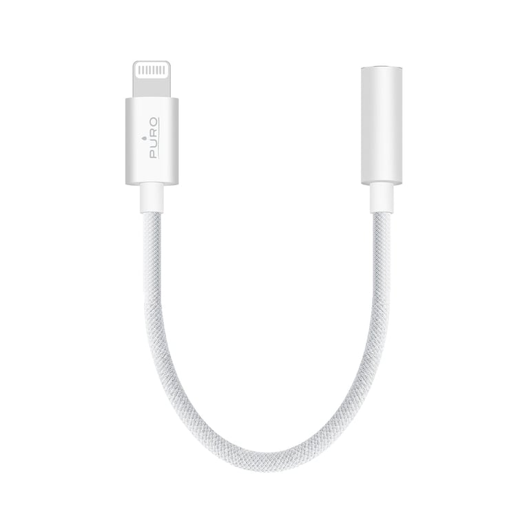 PURO PUAAPLTUAXWHI kabel Lightning 0,15 m Biały
