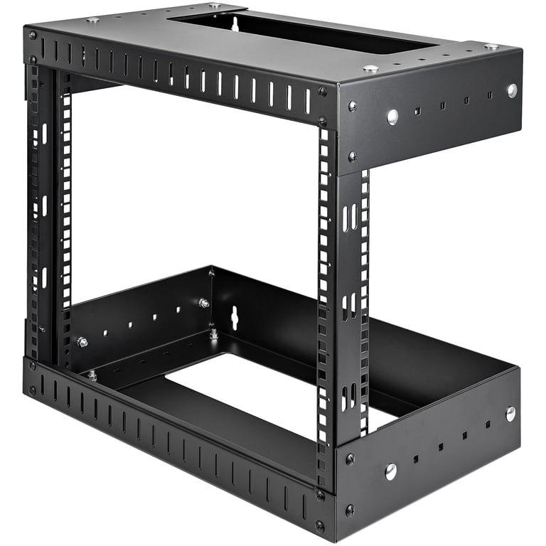 StarTech RK812WALLOA stojak 8U Szafa wisząca Czarny