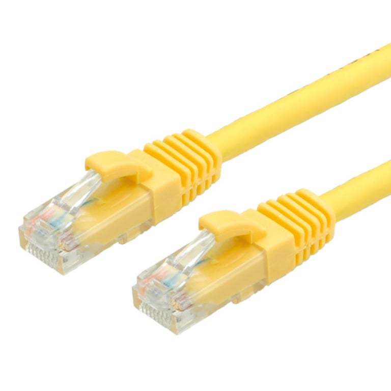 VALUE 5m UTP Cat.6a kabel sieciowy Żółty Cat6a U/UTP (UTP) 21.99.1435
