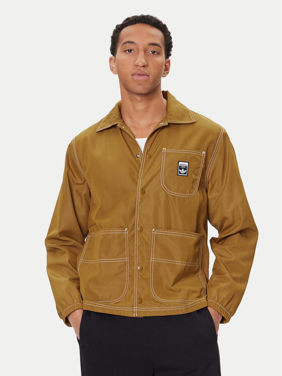 adidas Kurtka koszulowa Wabash JW0173 Brązowy Regular Fit