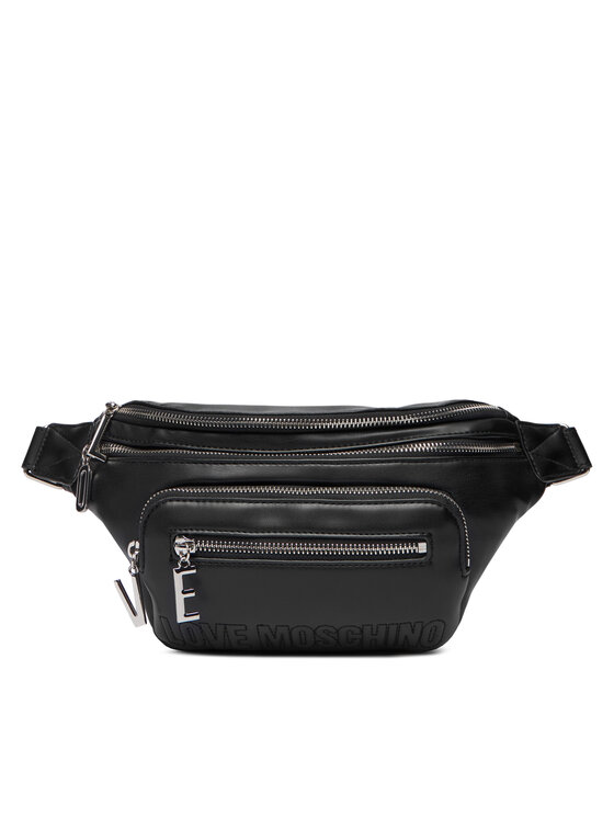 LOVE MOSCHINO Saszetka nerka JC4347PP0NKA000B Czarny