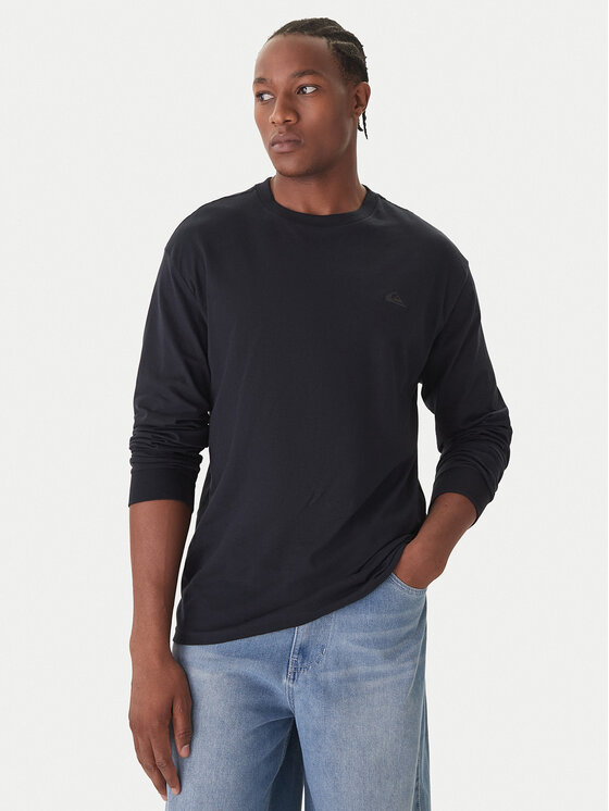 Quiksilver Longsleeve Salt Water EQYZT08206 Czarny Regular Fit