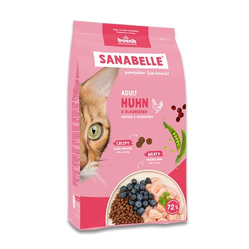BOSCH Sanabelle Life Adult Chicken & blueberries - sucha karma dla kota - 8kg