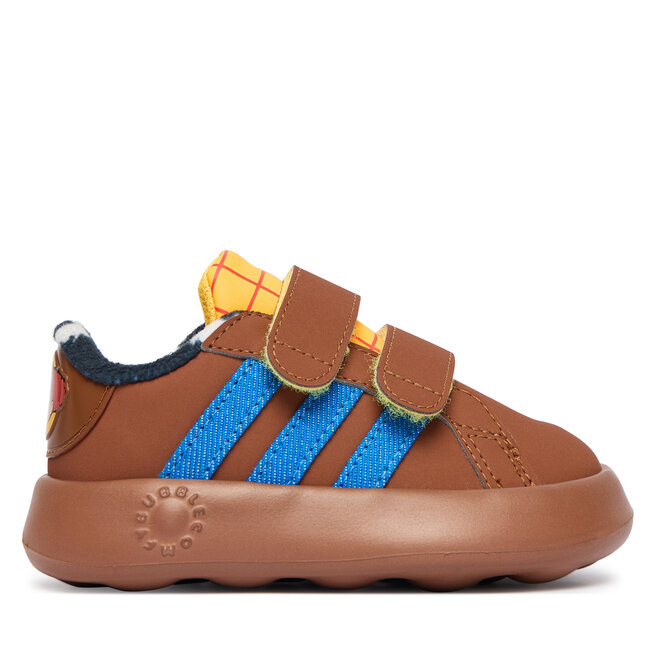Sneakersy adidas Disney Toy Story Grand Court JR5629 Brązowy