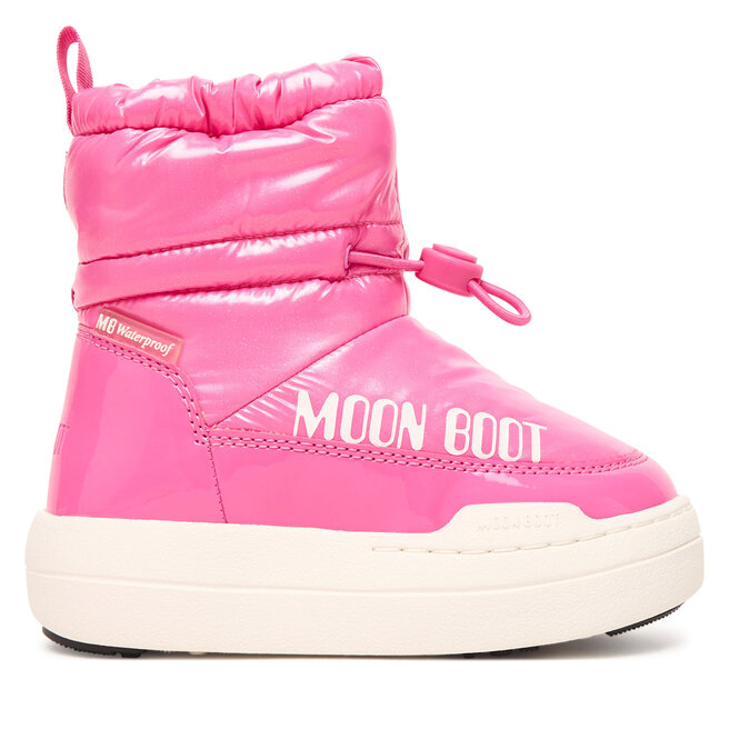 Śniegowce Moon Boot Jr Park Tube Mid Glitter Wp 80D3440110 Różowy