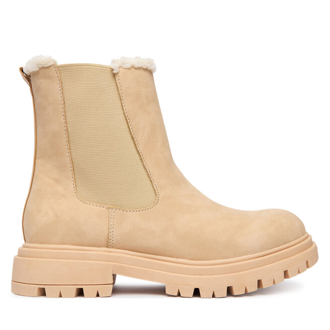 Botki Calvin Klein V3A5-83126-0315500 D Beżowy