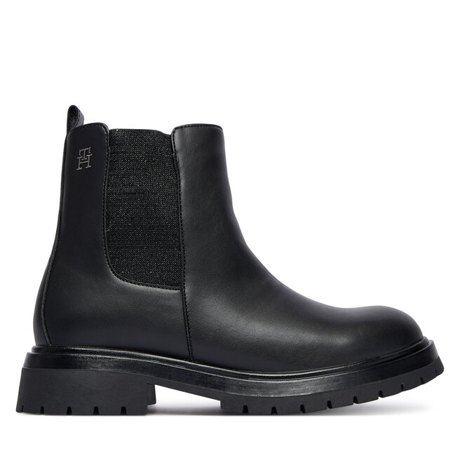 Botki Tommy Hilfiger Chelsea Boot T3A5-34152-1355 D Czarny
