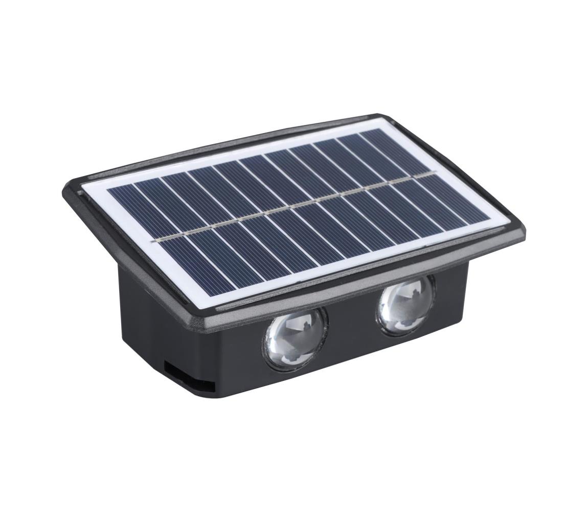 Solight WL917 - Solarny kinkiet LED 3,7V IP44 1200 mAh