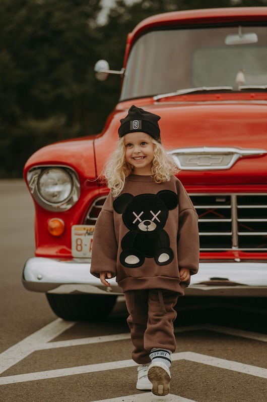 Dres oversize Mocha Teddy