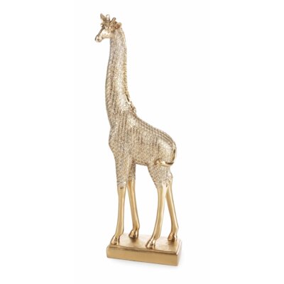 Figurka dekoracyjna EUROFIRANY Haris 8 x 13 x 36 cm Złoty