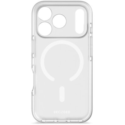 Etui DECODED DropTec MagSafe do Apple iPhone 17 Pro Max Biały transparentny