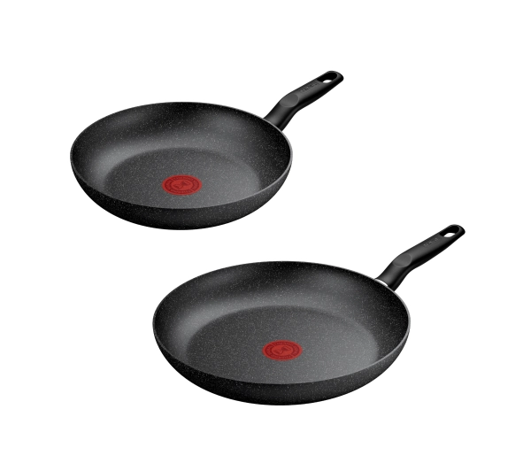 Tefal Dark Essential G0069053 Indukcja Mineralia+ 24cm, 28cm