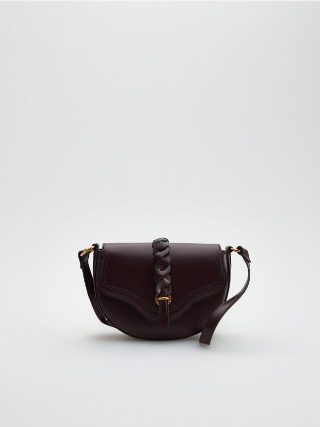 Reserved - Mała torebka na ramię - bordowy