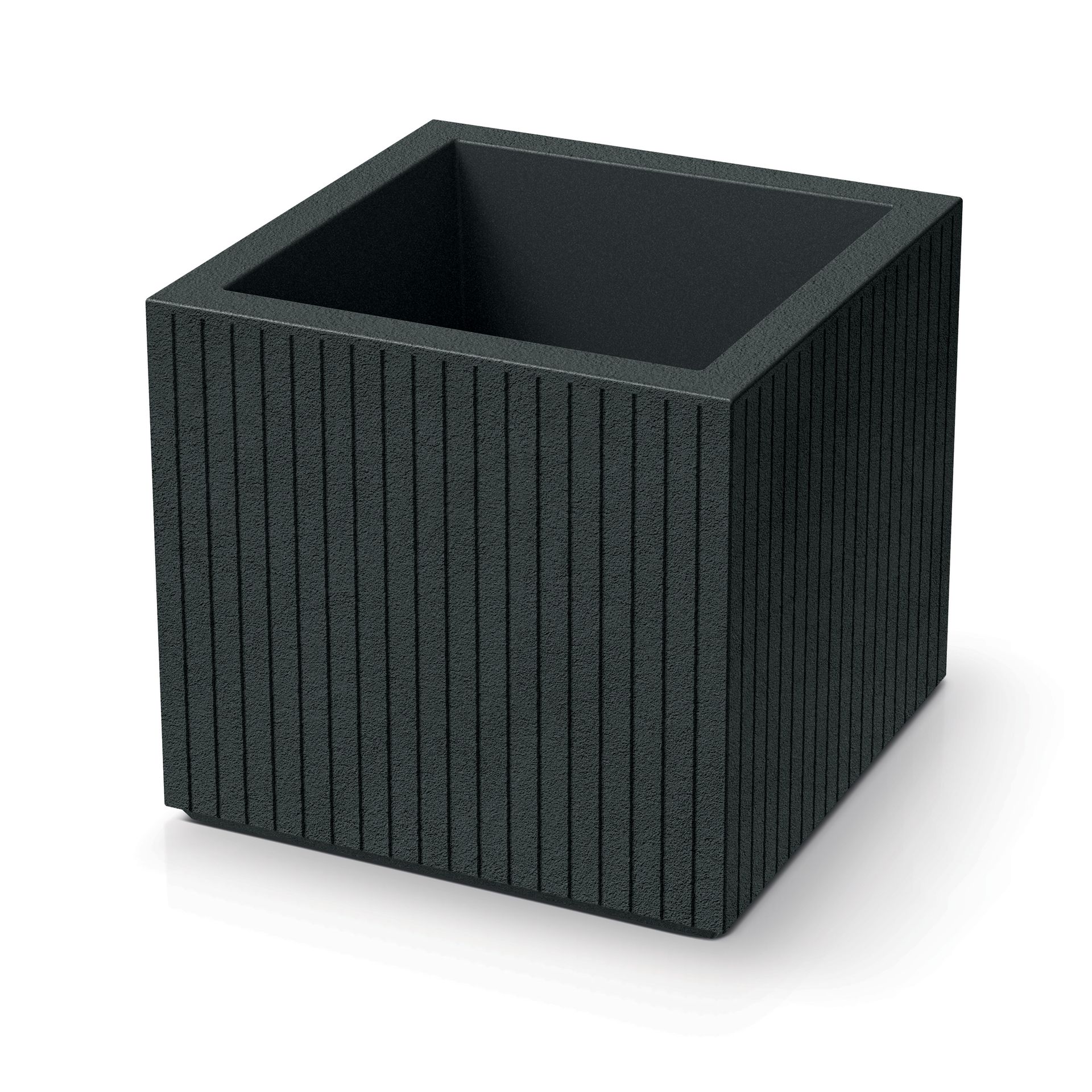 Donica ogrodowa Coro Square Charcoal 24 l