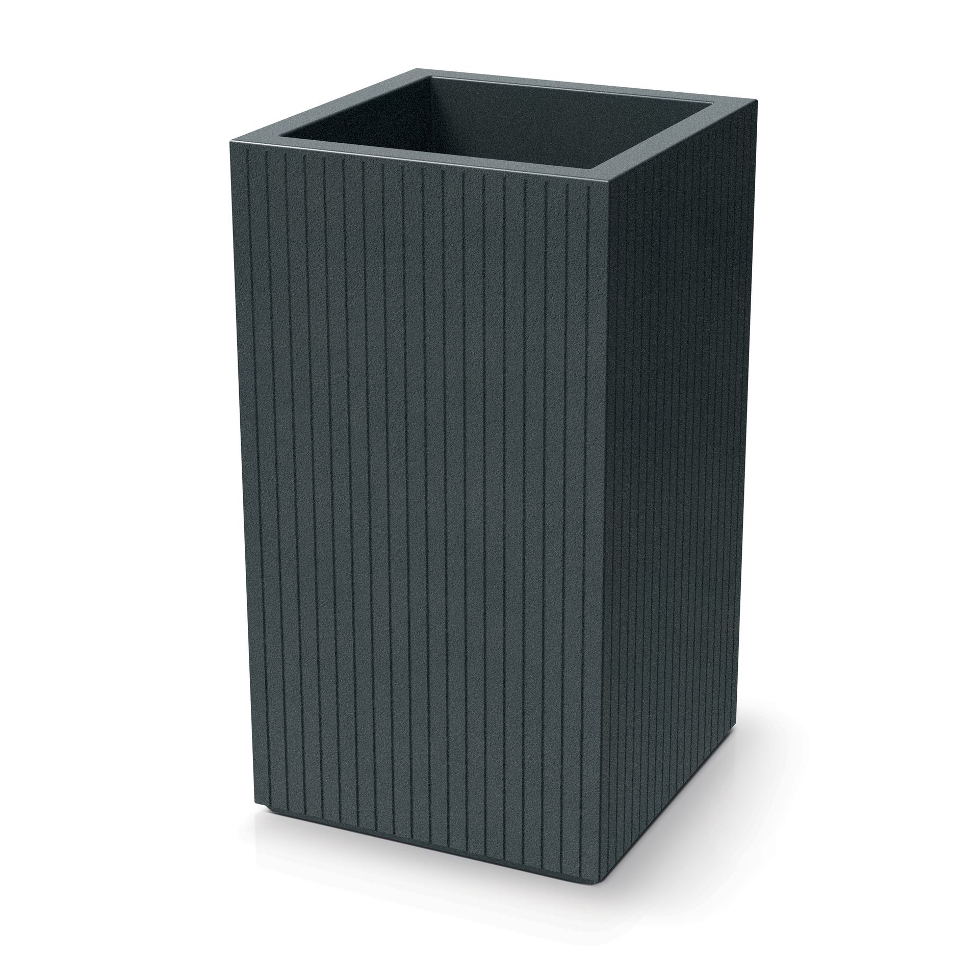 Donica ogrodowa Coro Square High Graphite 27 l
