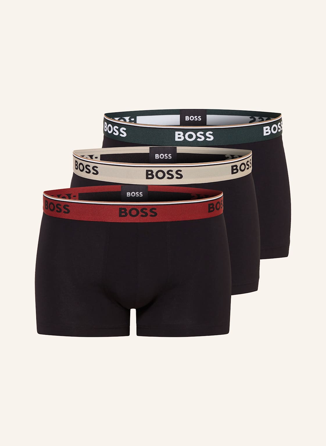 Boss Bokserki Power, 3 Szt. schwarz