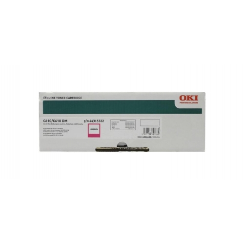 44315322 OKI C610CDN TONER CARTRIDGE MAGENTA