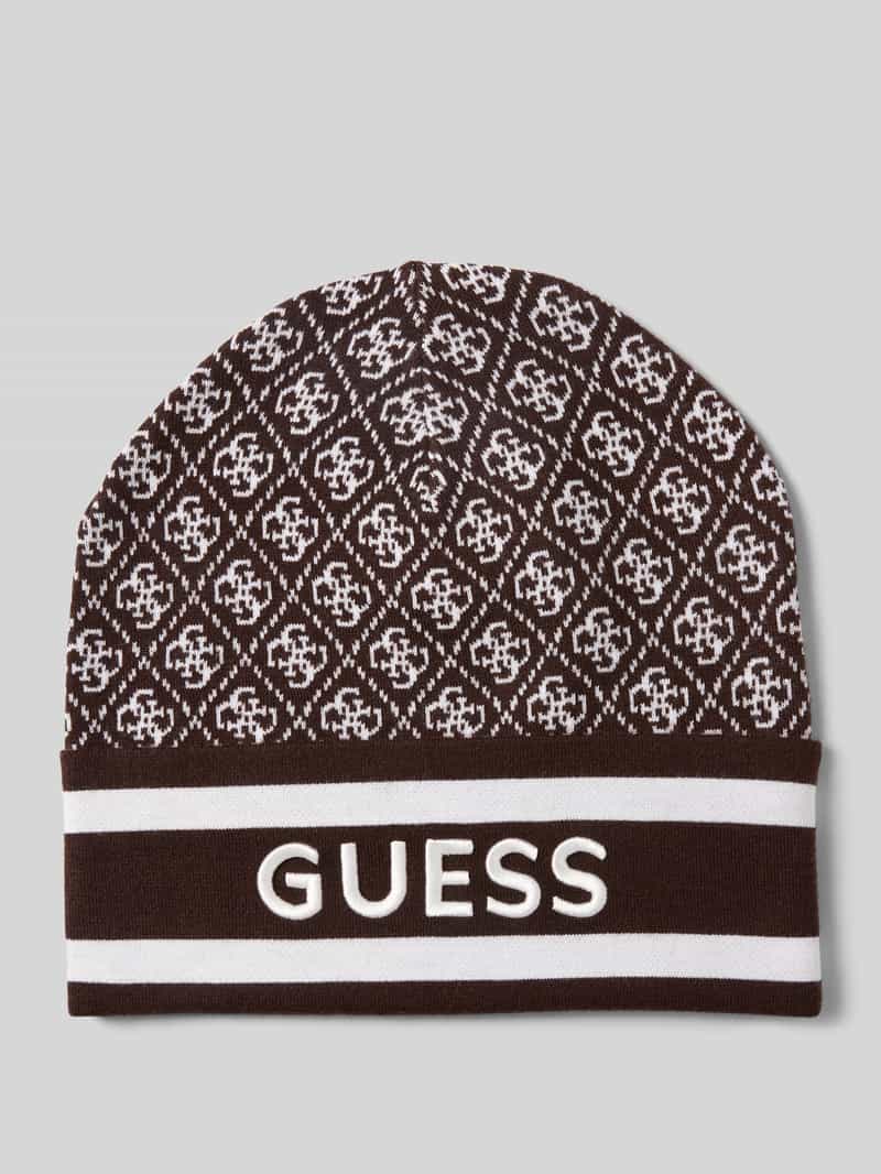 Czapka z dzianiny z wyhaftowanym logo model ‘SEVYN’