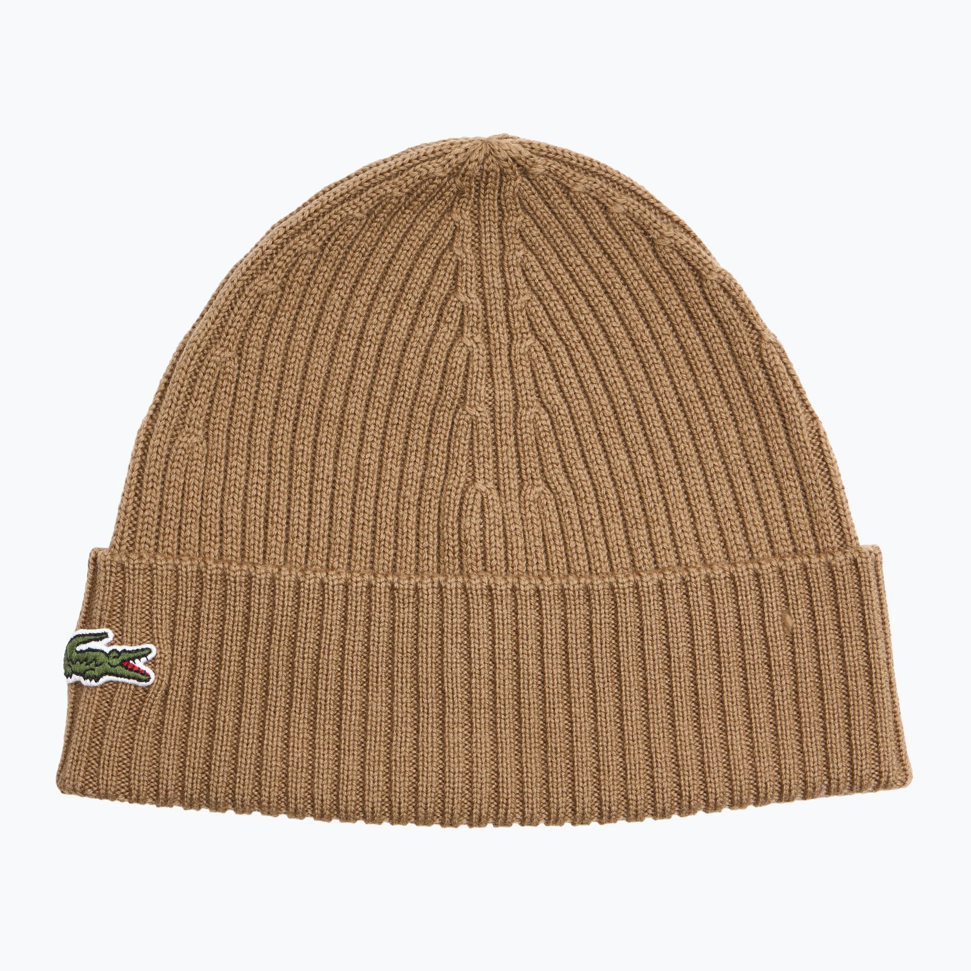 Czapka zimowa Lacoste RB0001 date brown WYSYŁKA W 24H 30 DNI NA ZWROT