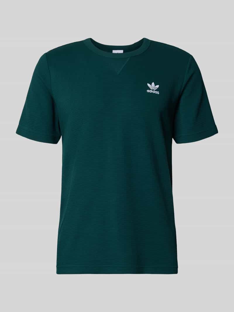 T-shirt z wyhaftowanym logo