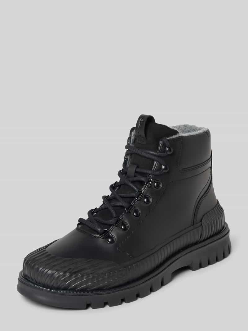 Buty sznurowane z detalem z logo model ‘Nebrada’