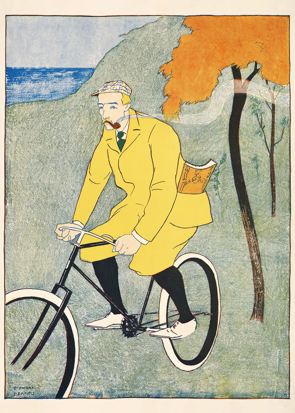 Plakat Mężczyzna na rowerze (1894)