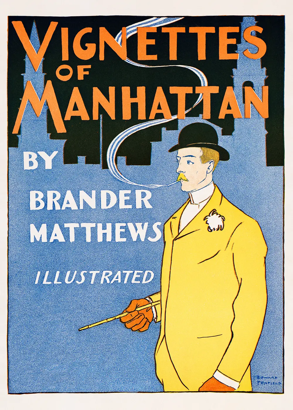Plakat Vignettes of Manhattan (1895)