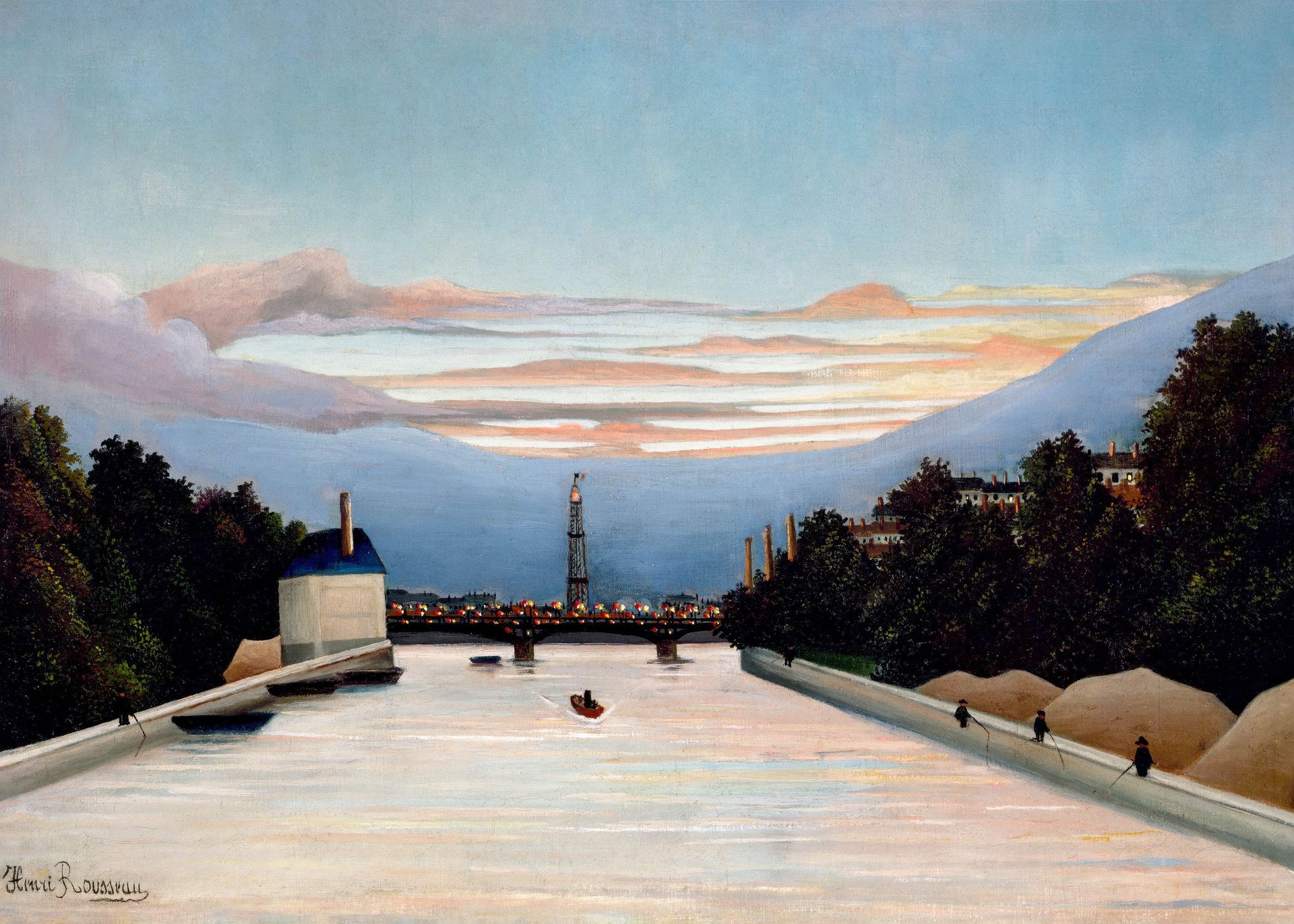 Plakat Wieża Eiffla 1898 Henri Rousseau Paryż