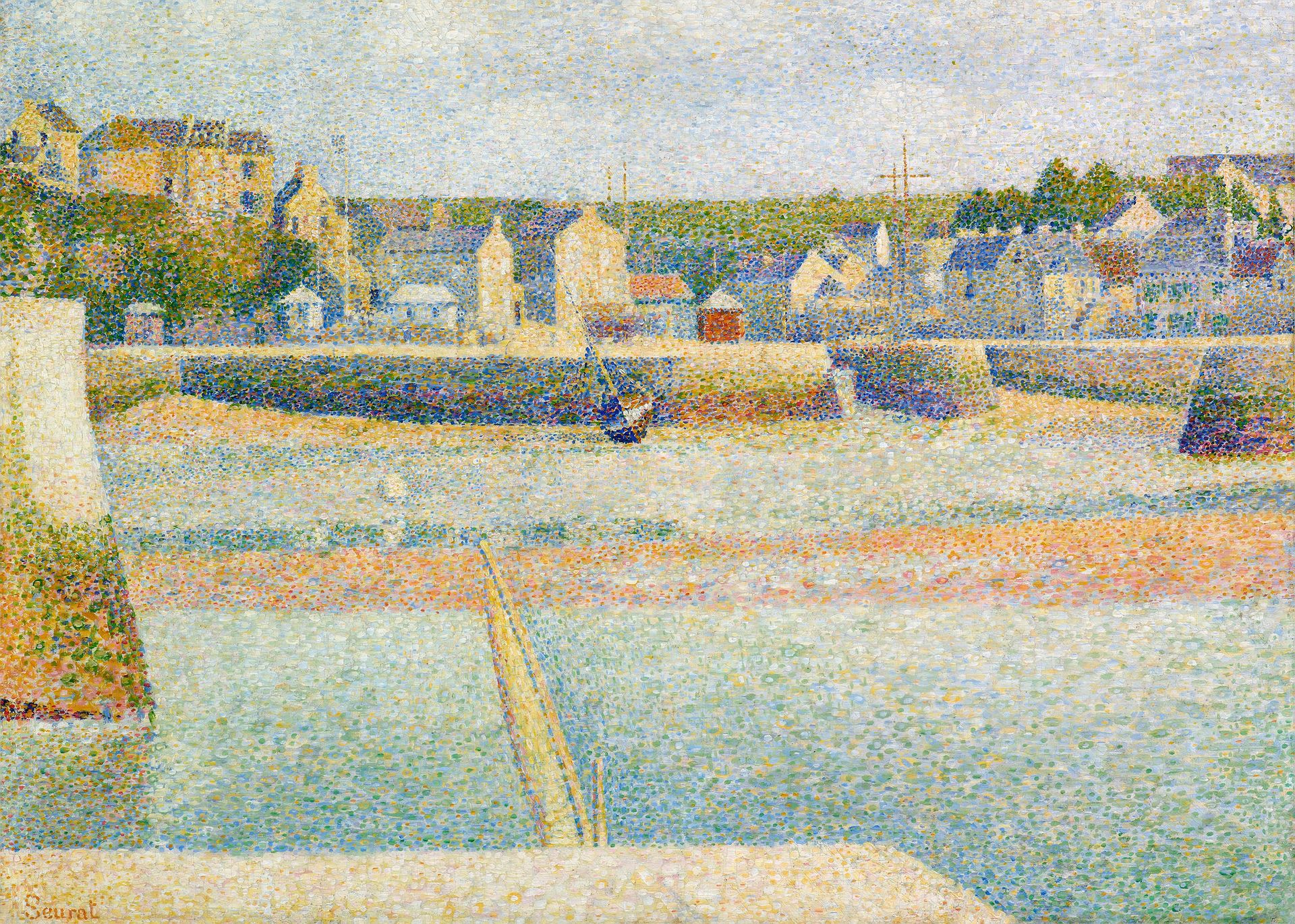 Plakat Port w Portrieux Georges Seurat pointylizm morski