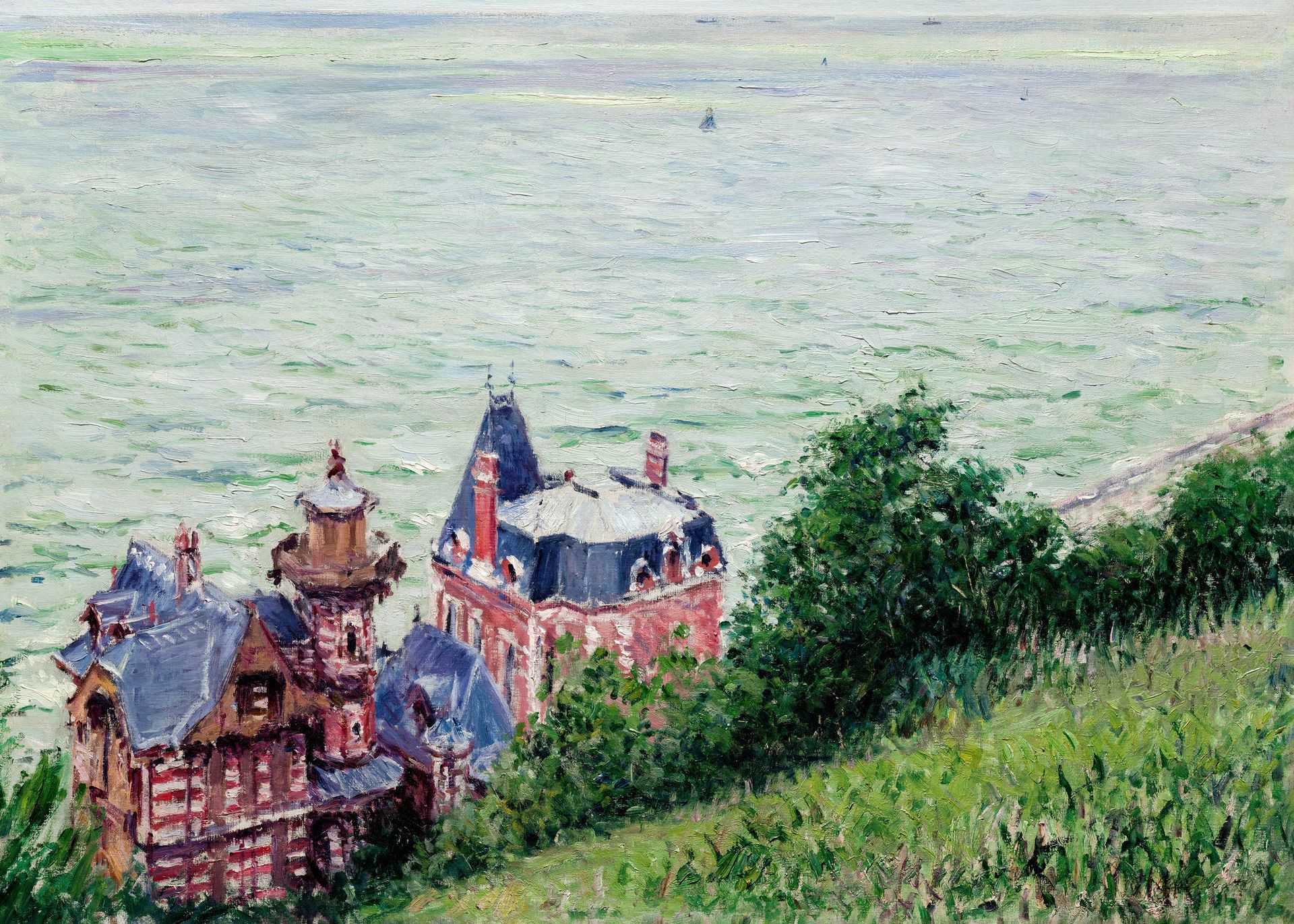 Plakat Wille w Villers-sur-Mer Gustave Caillebotte
