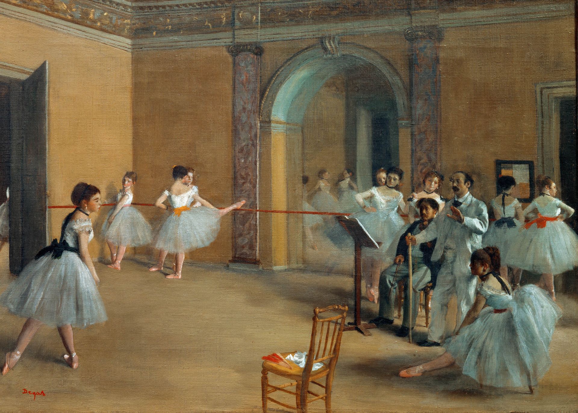 Plakat Sala baletowa Edgar Degas reprodukcja impresjonizm