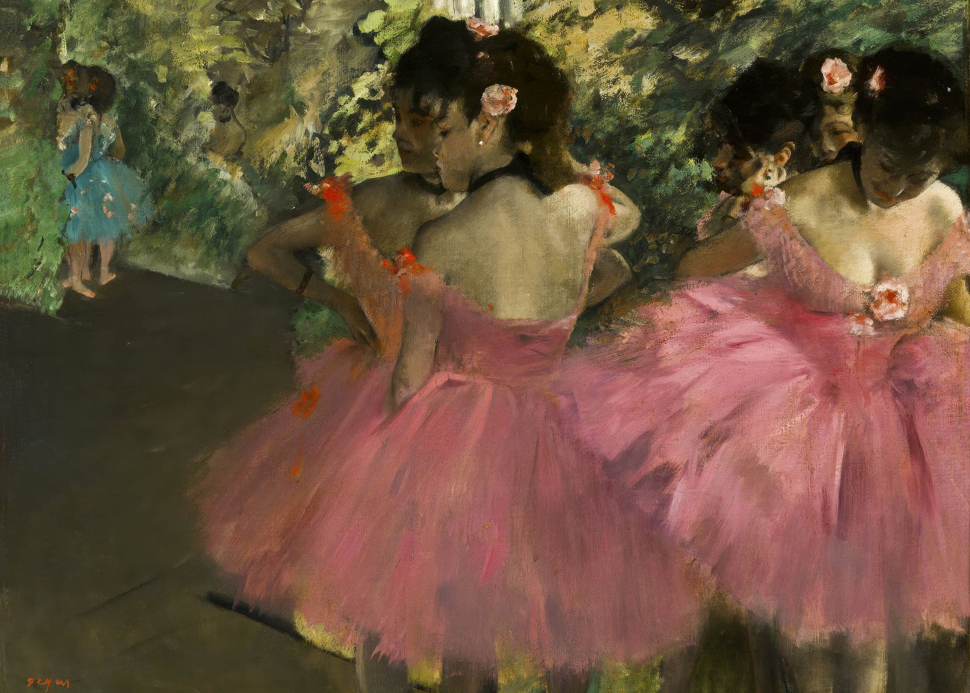 Plakat Tancerki w różu Edgar Degas impresjonizm balet