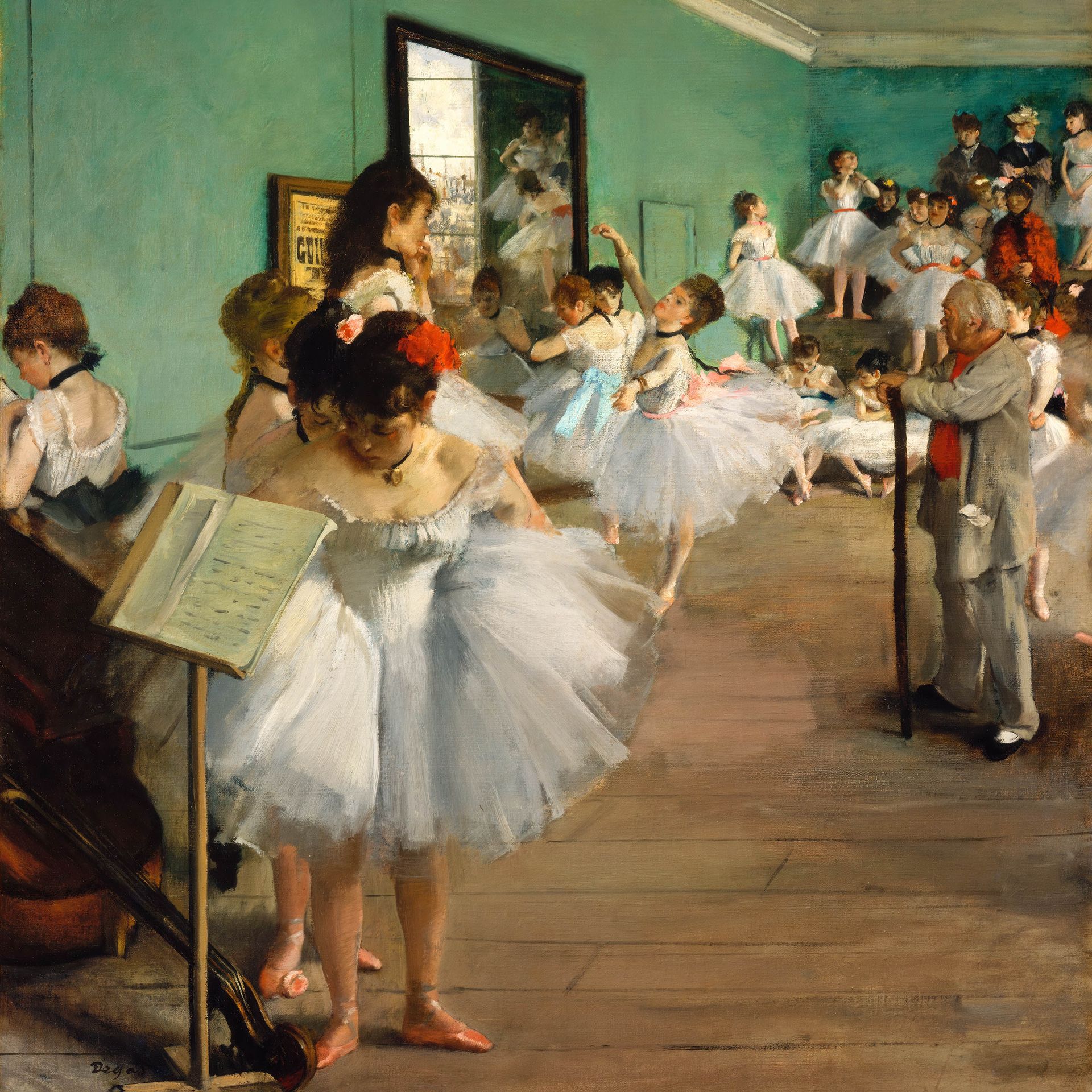 Plakat Klasa tańca Edgar Degas baletnice impresjonizm