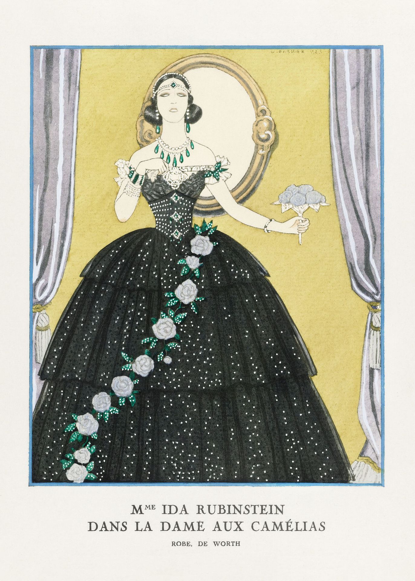 Plakat Dama Kameliowa George Barbier Art Deco