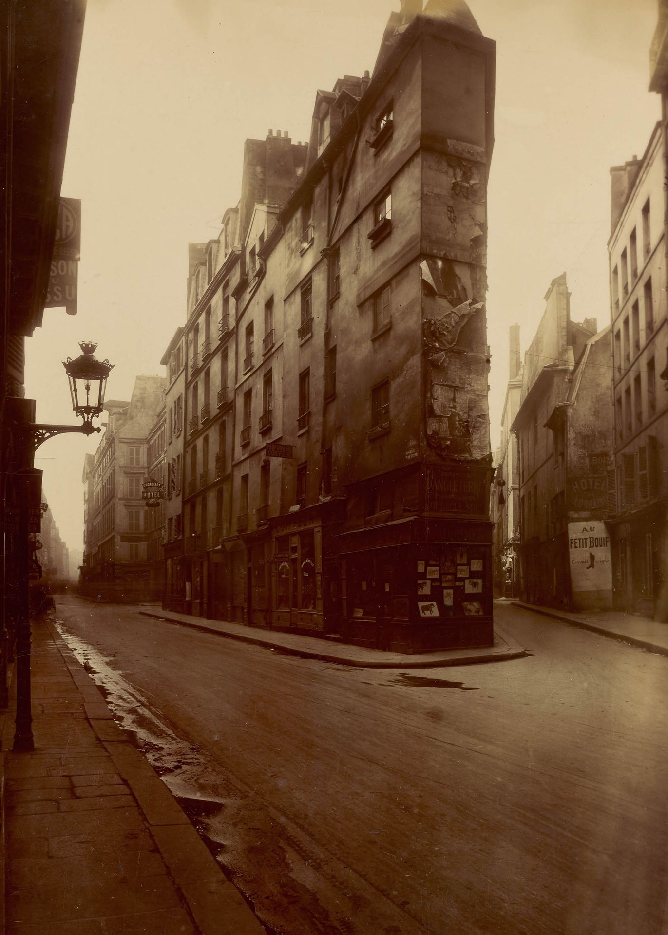 Plakat Paryż 1908 Belle Époque Eugène Atget zdjęcie vintage