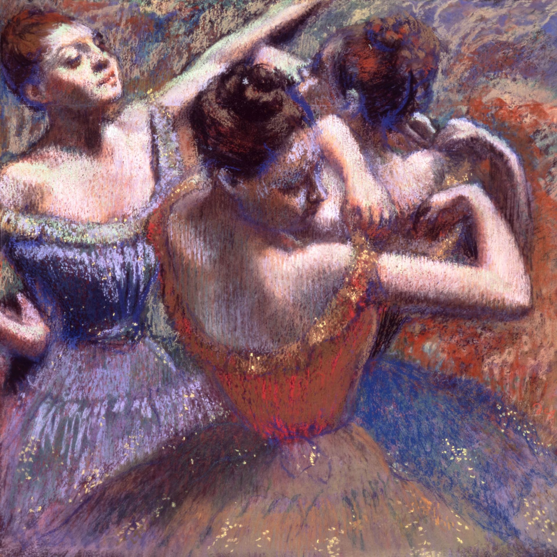 Plakat Tancerki 1899 Edgar Degas balerina impresjonizm