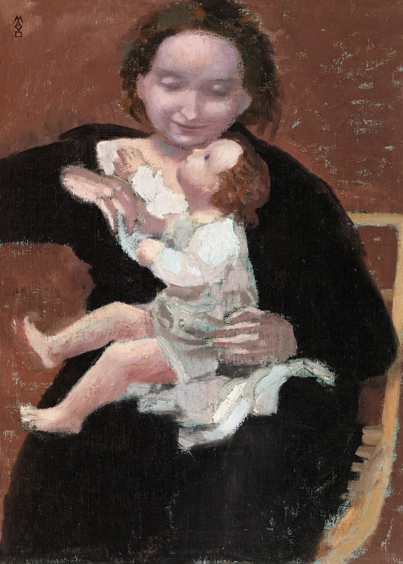 Plakat Maurice Denis Matka z dzieckiem 1895 symbolizm