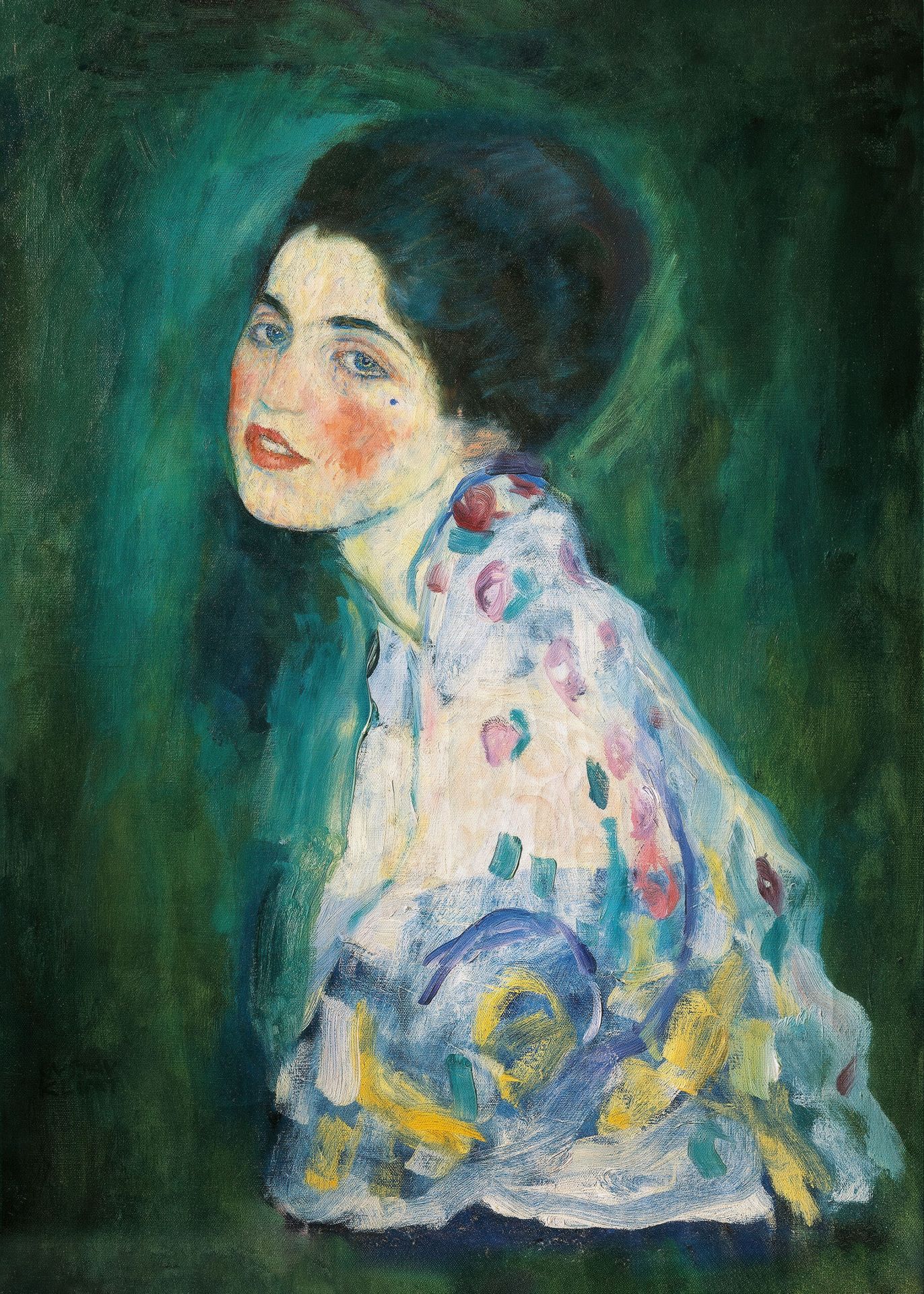 Plakat Gustav Klimt Portret kobiety 1916 secesja wiedeńska