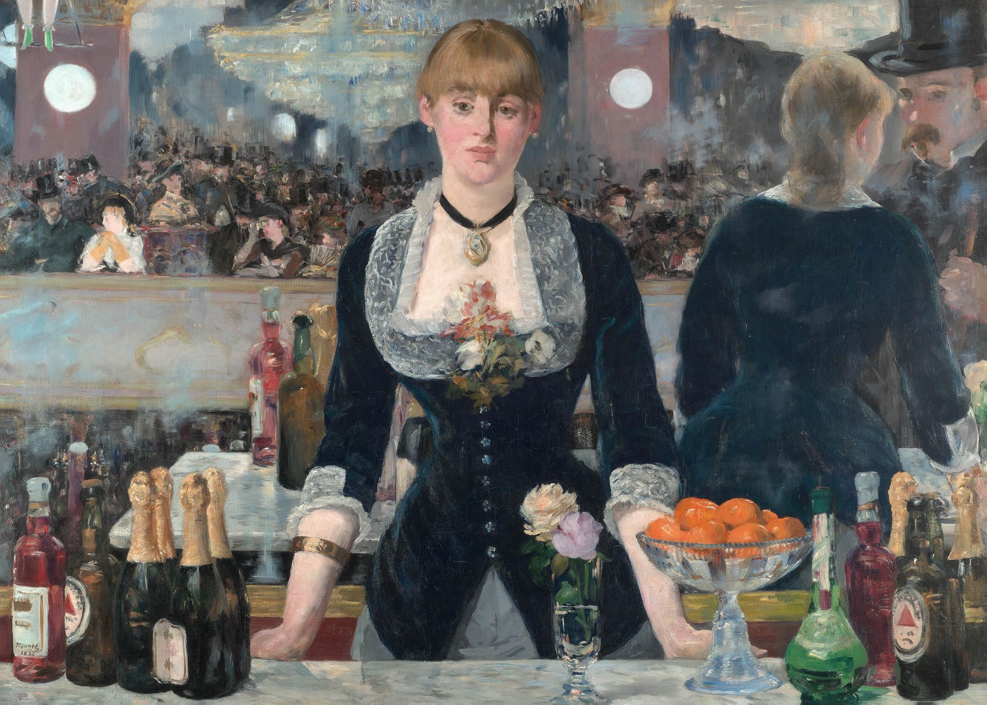 Plakat A Bar at the Folies-Bergère (1882) Édouard Manet