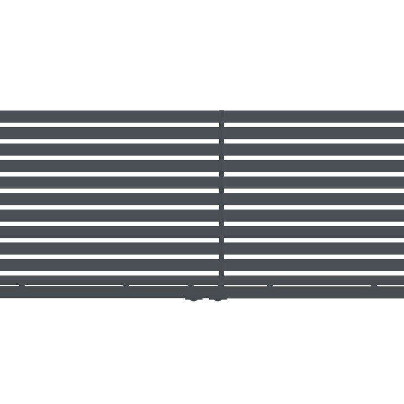 Polbram Brama przesuwna teleskopowa Tinos 4x1,58 m lewa antracytowa