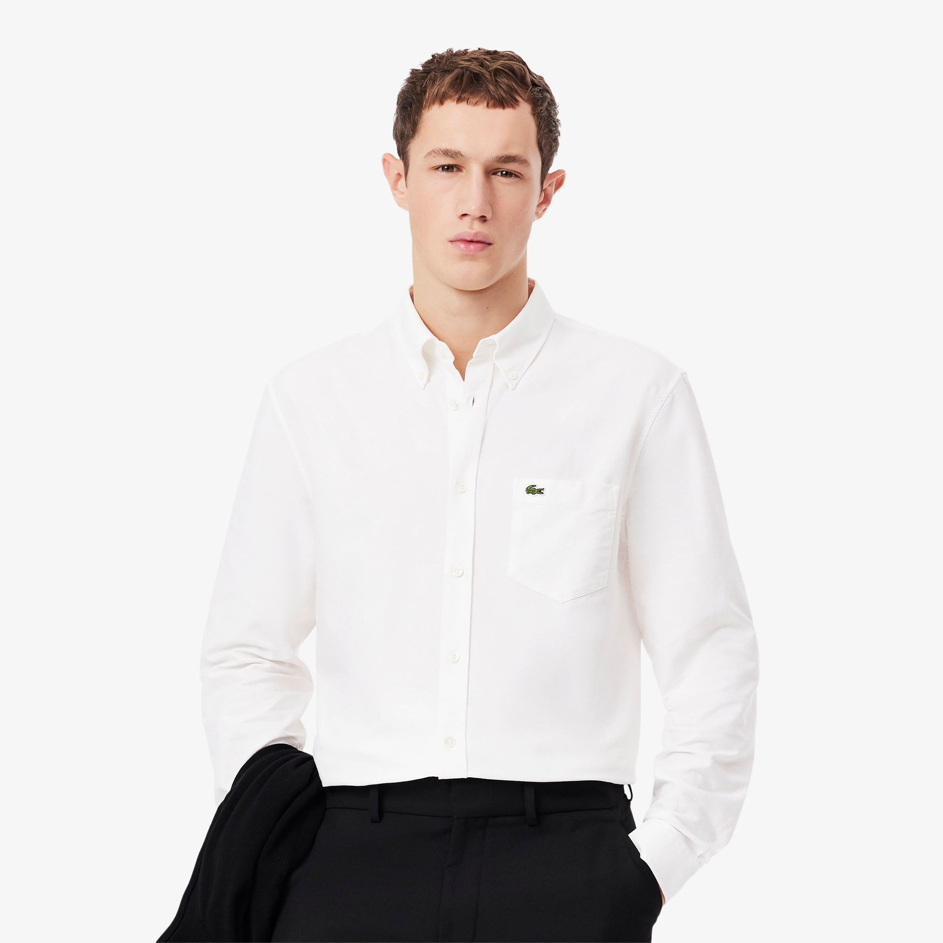 Lacoste Regular fit cotton Oxford shirt