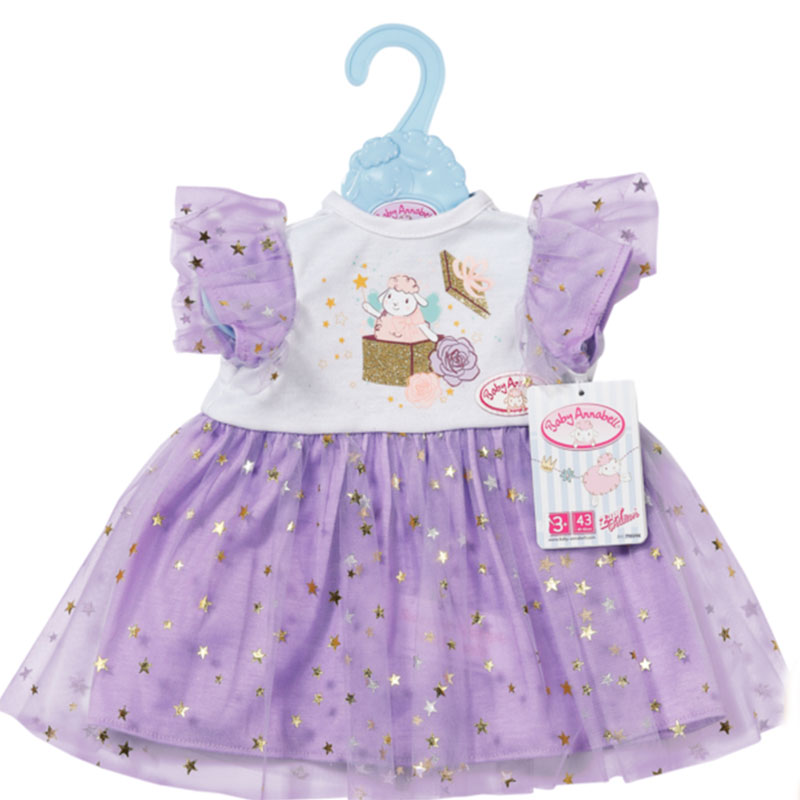 BABY born Fioletowa sukienka tutu dla lalki 43 cm 838754