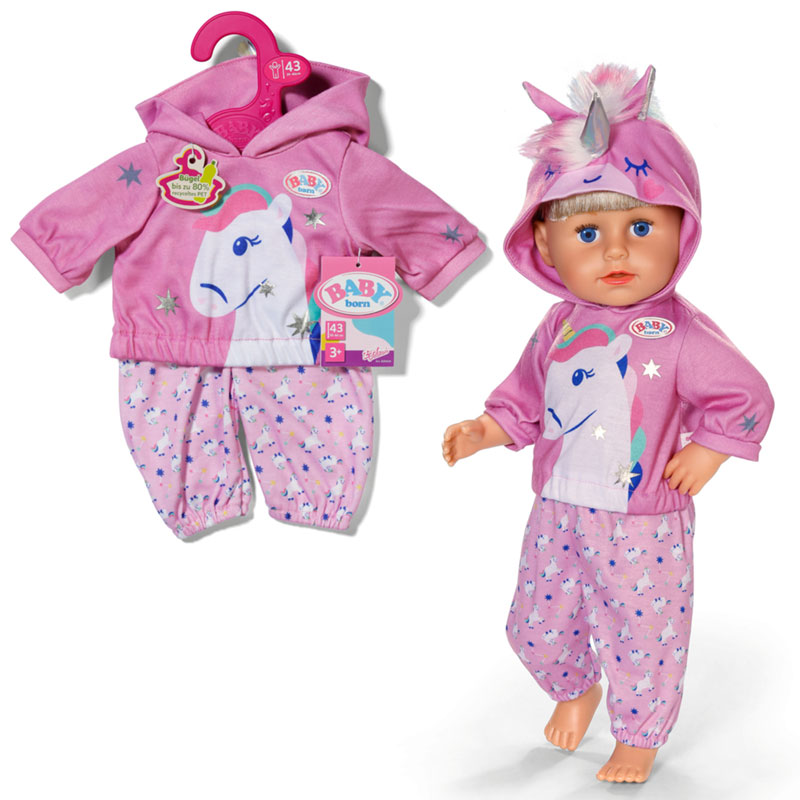 BABY born Dresik z jednorożcem dla lalki 43 cm. 839409