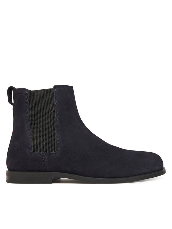 Calvin Klein Sztyblety Ess Rubber Chelsea Su HM0HM02055 Czarny