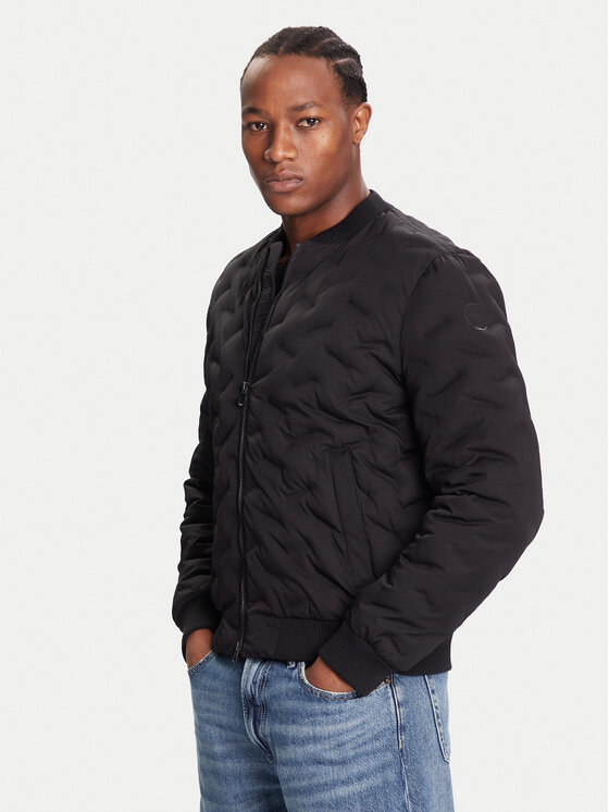 Geox Kurtka przejściowa M Spherica M5628R T3271 F9000 Czarny Regular Fit