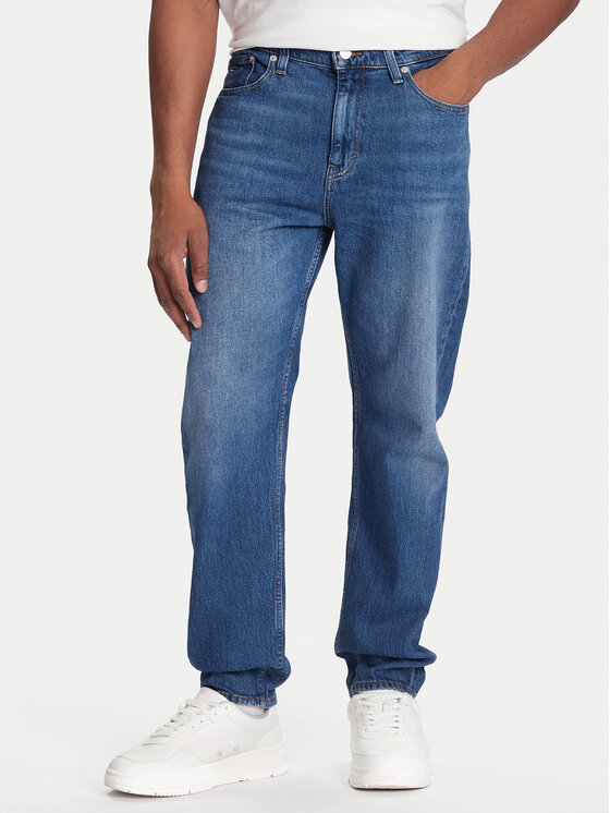 Tommy Jeans Jeansy DM0DM20191 Niebieski Regular Fit