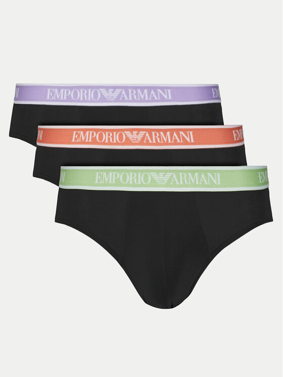 Emporio Armani Underwear Komplet 3 par slipów EM000258 AF10779 MC061 Czarny