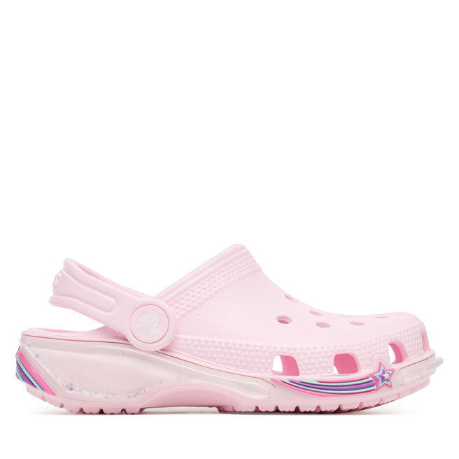 Klapki Crocs Classic Star Sparkle Shaker Clog 211620 Różowy
