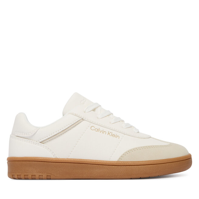 Sneakersy Calvin Klein Low Cut Lace-Up Sneaker V3X9-83159-1269 S Biały