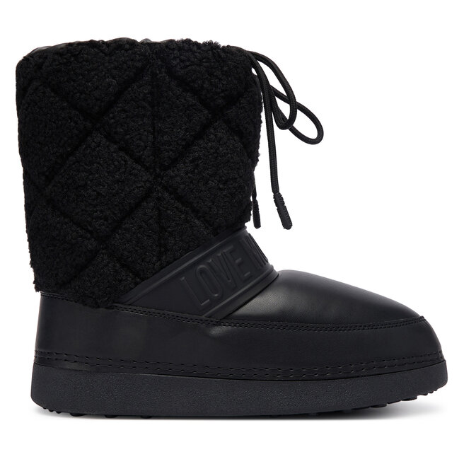 Śniegowce LOVE MOSCHINO JA24422G0NISJ00Bcz Czarny